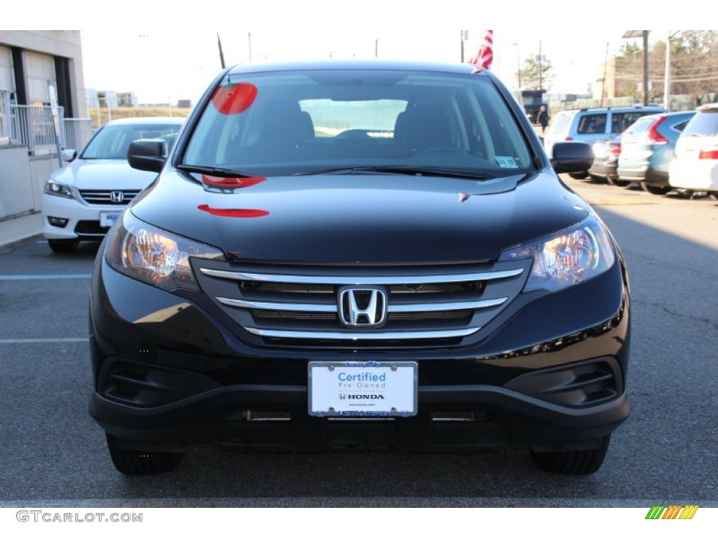 2013 CR-V LX AWD - Crystal Black Pearl / Black photo #2