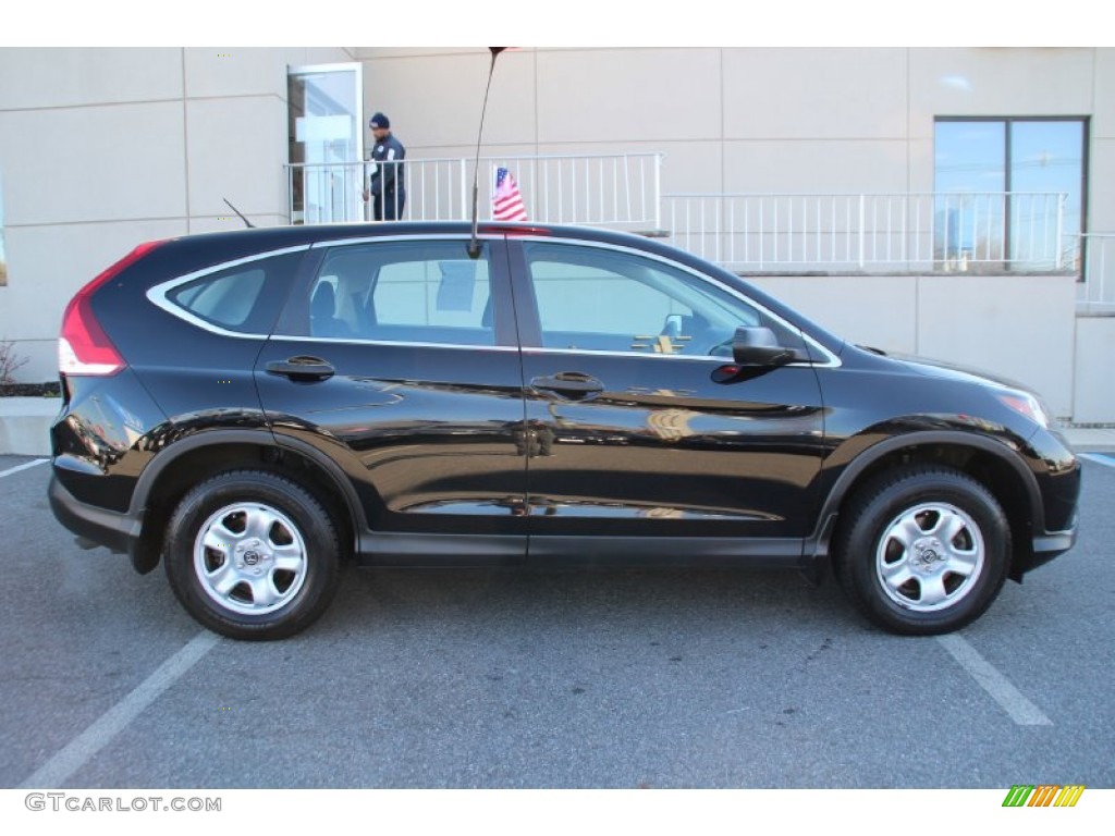 2013 CR-V LX AWD - Crystal Black Pearl / Black photo #4