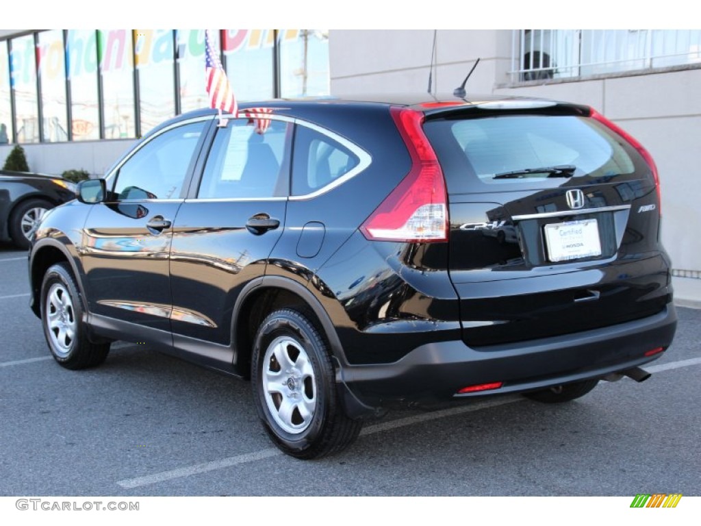 2013 CR-V LX AWD - Crystal Black Pearl / Black photo #7
