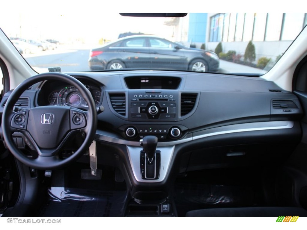 2013 CR-V LX AWD - Crystal Black Pearl / Black photo #13