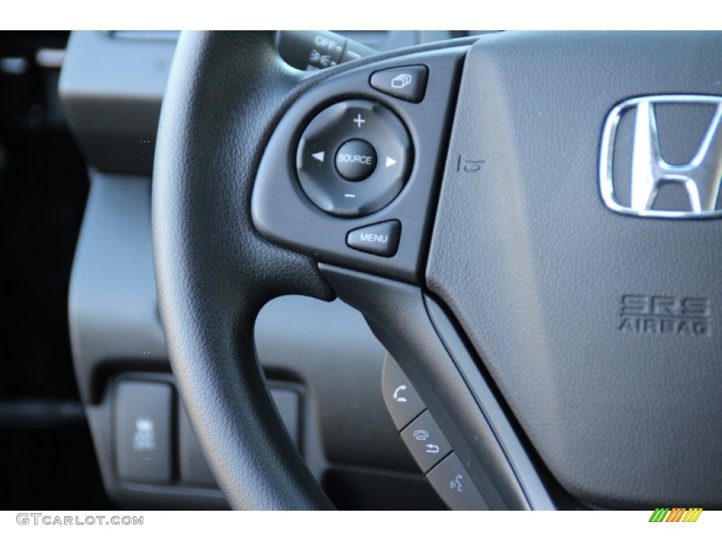 2013 CR-V LX AWD - Crystal Black Pearl / Black photo #17