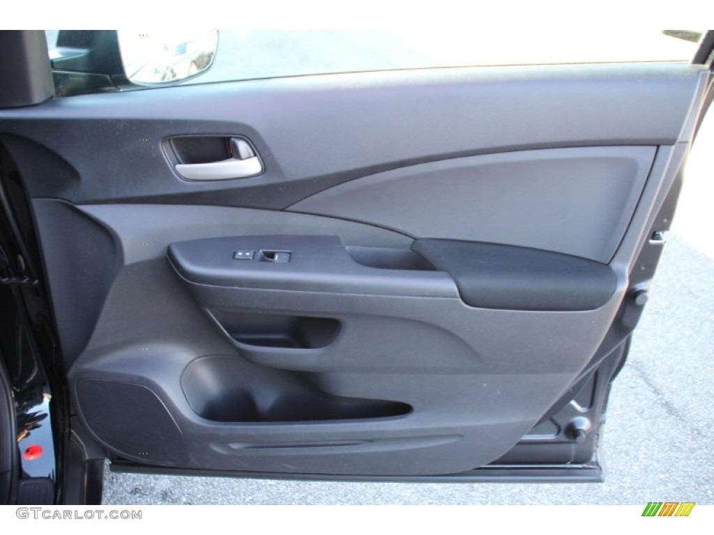 2013 CR-V LX AWD - Crystal Black Pearl / Black photo #25
