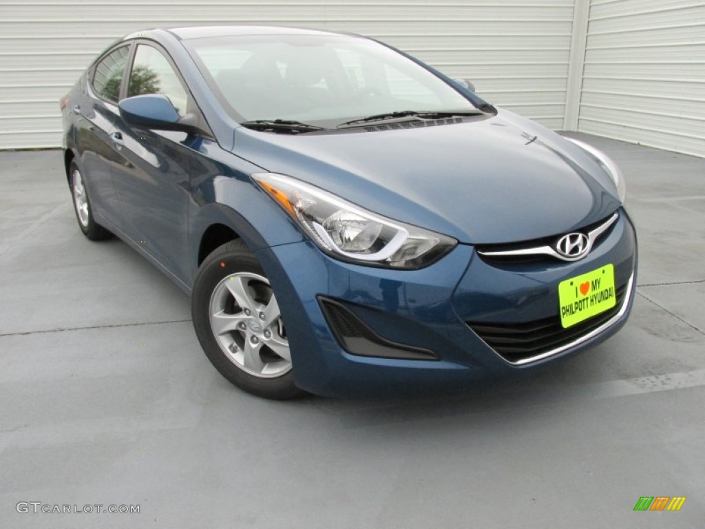 Windy Sea Blue Hyundai Elantra