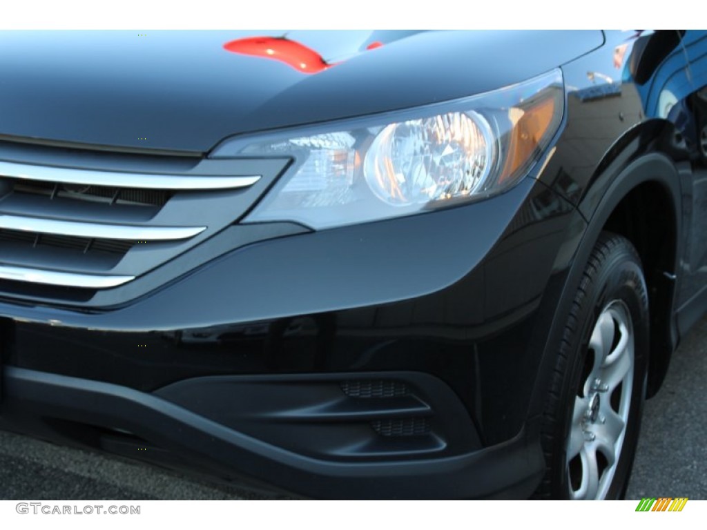 2013 CR-V LX AWD - Crystal Black Pearl / Black photo #29