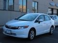 Taffeta White - Civic LX Sedan Photo No. 1