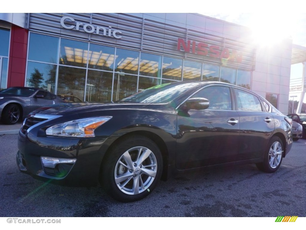 2015 Altima 2.5 SL - Storm Blue / Beige photo #1