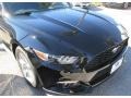 2015 Black Ford Mustang EcoBoost Coupe  photo #2