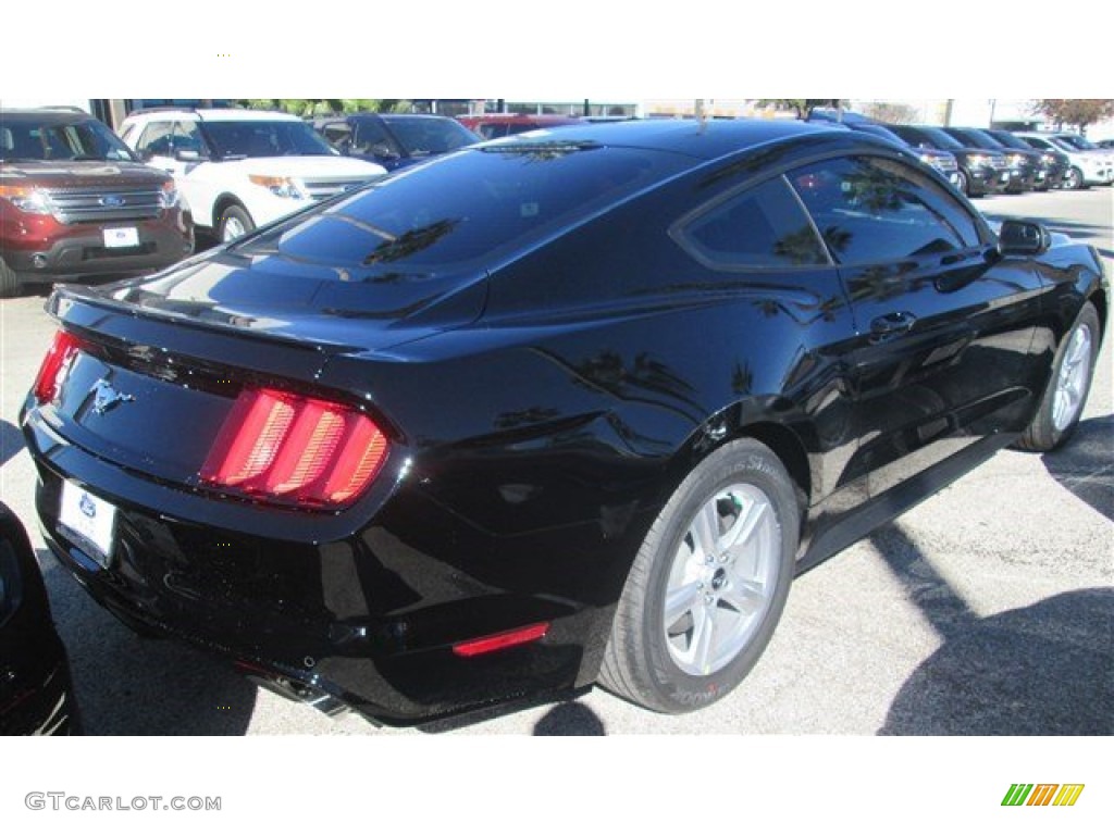 2015 Mustang EcoBoost Coupe - Black / Ebony photo #9