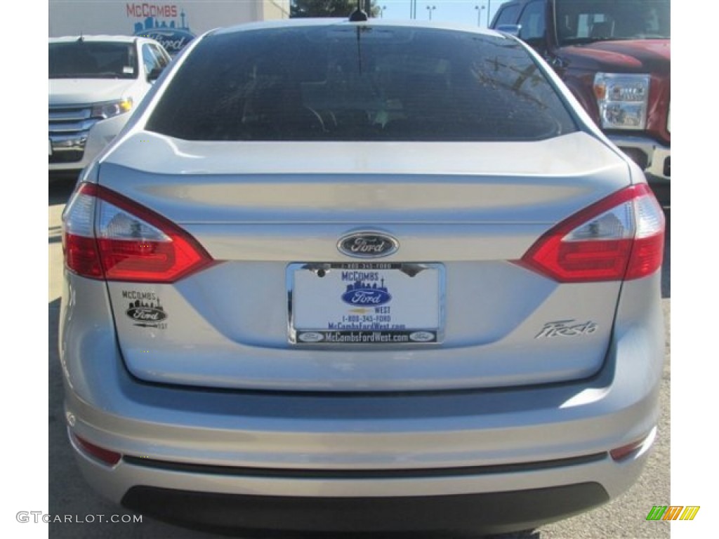 2015 Fiesta S Sedan - Ingot Silver Metallic / Charcoal Black photo #7