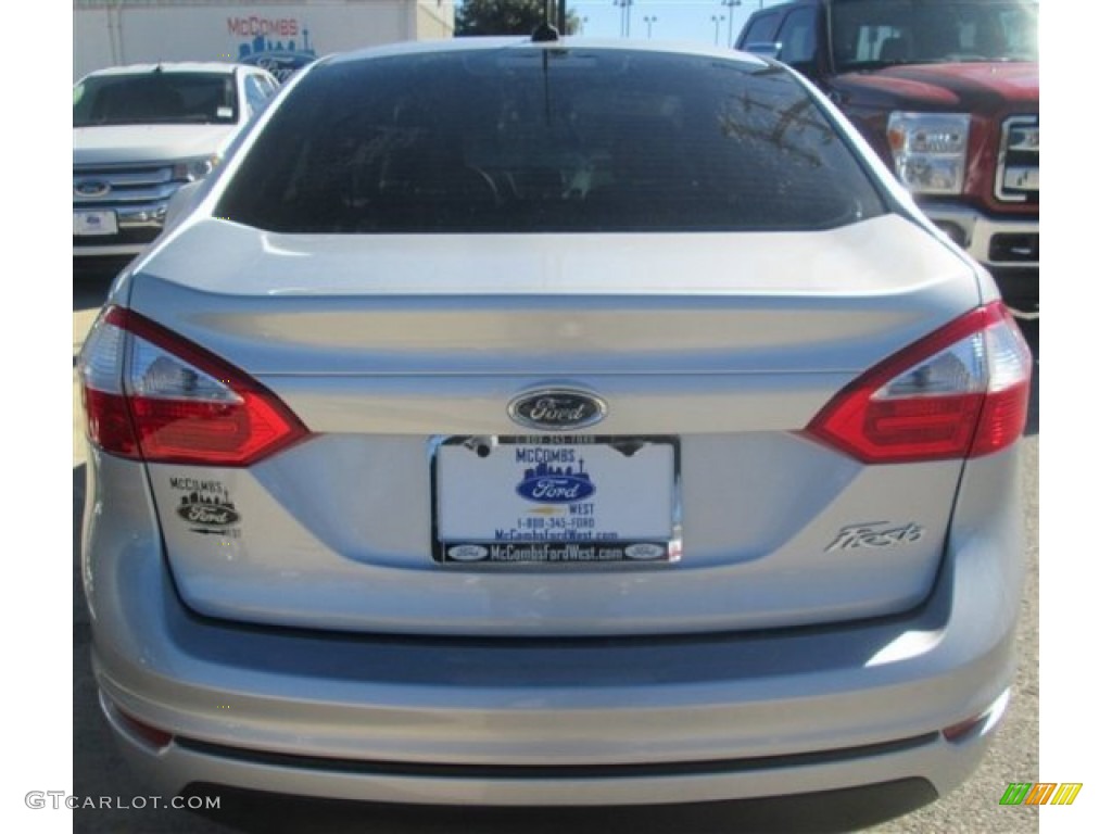 2015 Fiesta S Sedan - Ingot Silver Metallic / Charcoal Black photo #9