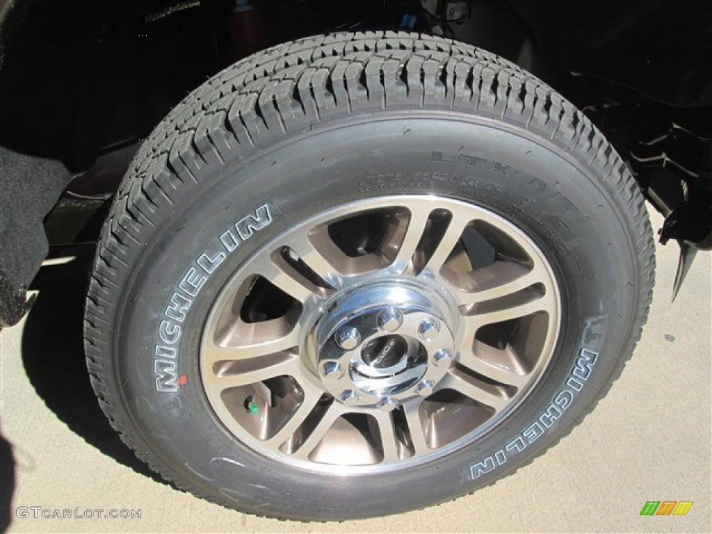 2015 F250 Super Duty Lariat Crew Cab 4x4 - Blue Jeans / Adobe photo #3