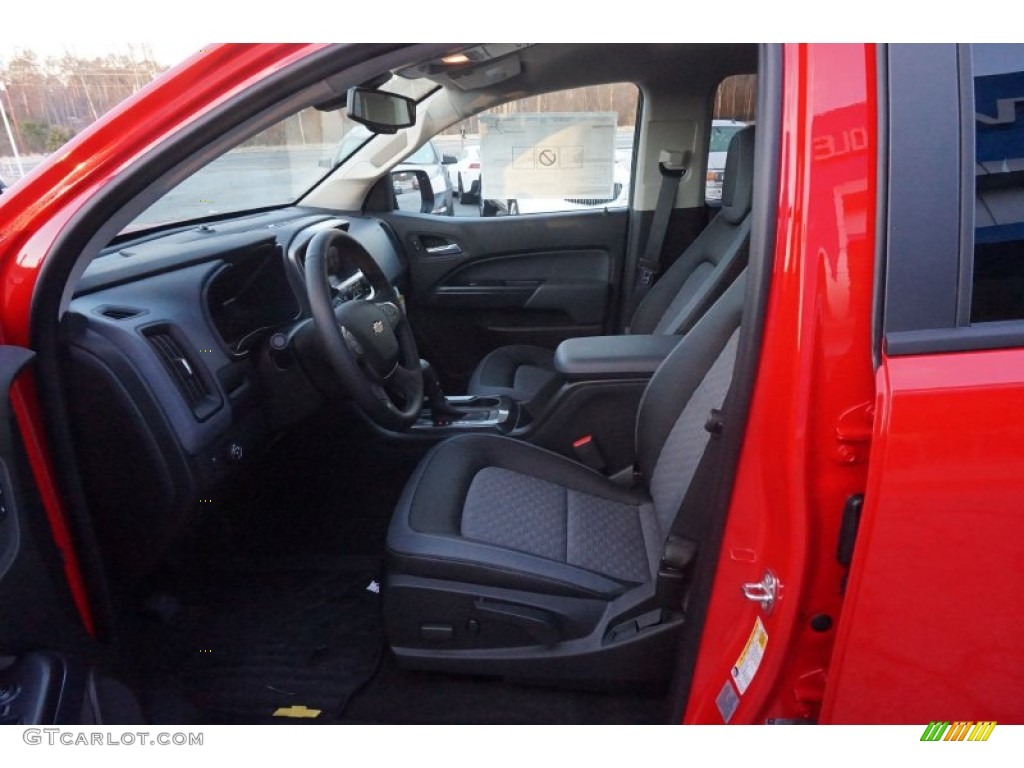 Jet Black Interior 2015 Chevrolet Colorado Z71 Crew Cab Photo #100214342