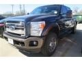 2015 Blue Jeans Ford F250 Super Duty Lariat Crew Cab 4x4  photo #7