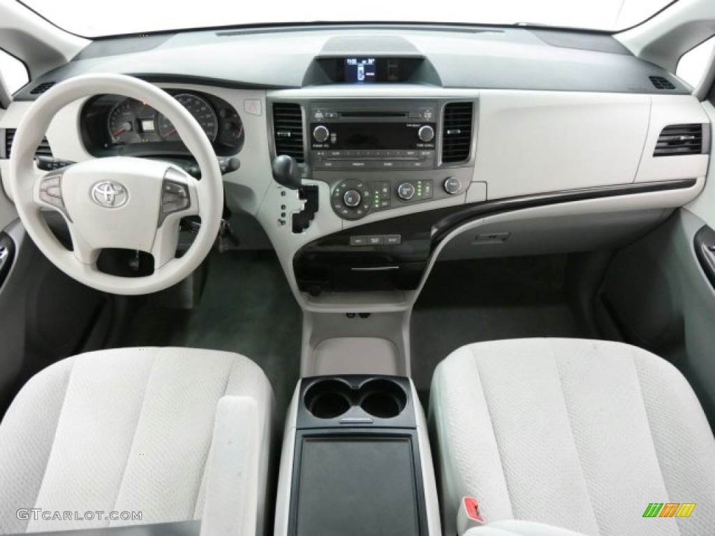 2012 Sienna LE - Silver Sky Metallic / Light Gray photo #22