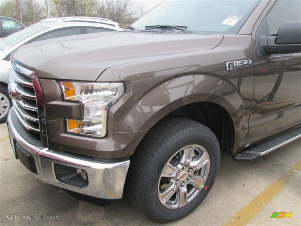 2015 F150 XLT SuperCrew - Caribou Metallic / Medium Light Camel photo #5