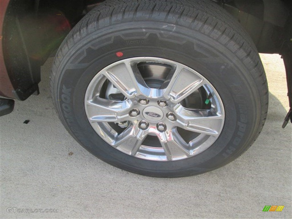 2015 F150 XLT SuperCrew - Bronze Fire Metallic / Medium Light Camel photo #3