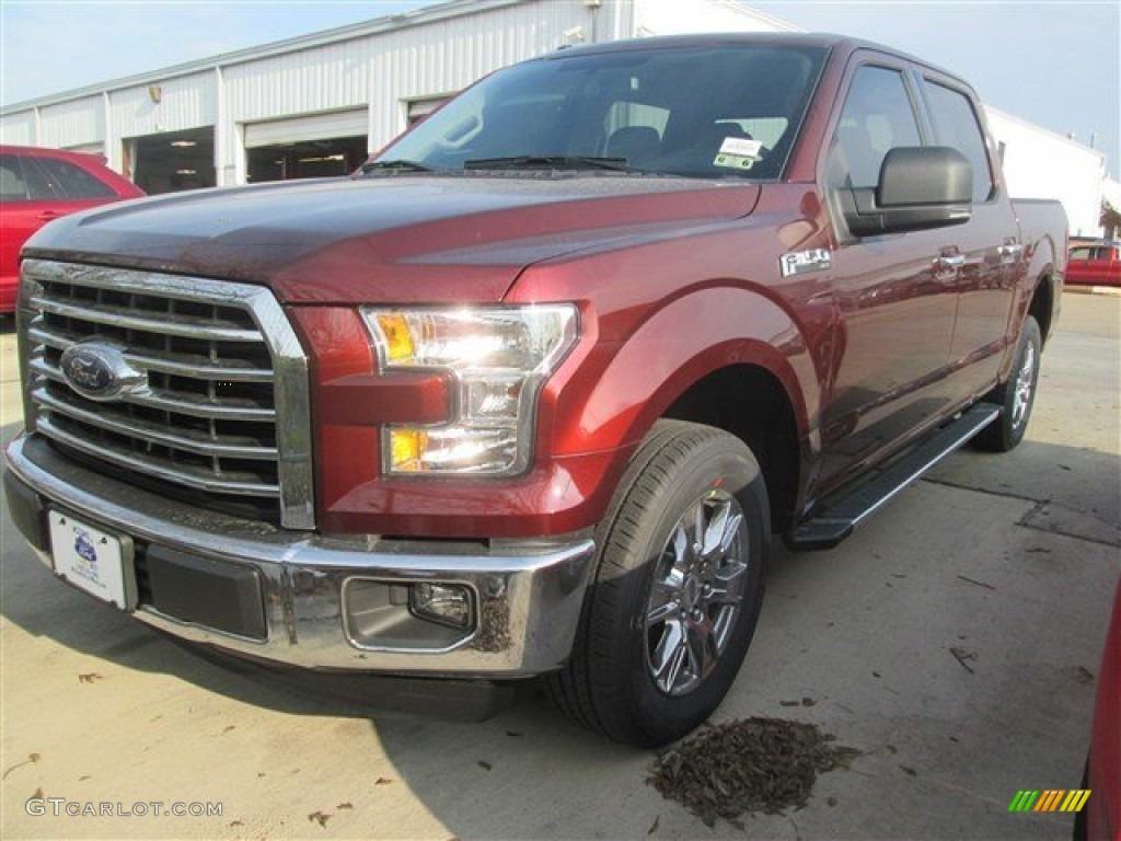 2015 F150 XLT SuperCrew - Bronze Fire Metallic / Medium Light Camel photo #6