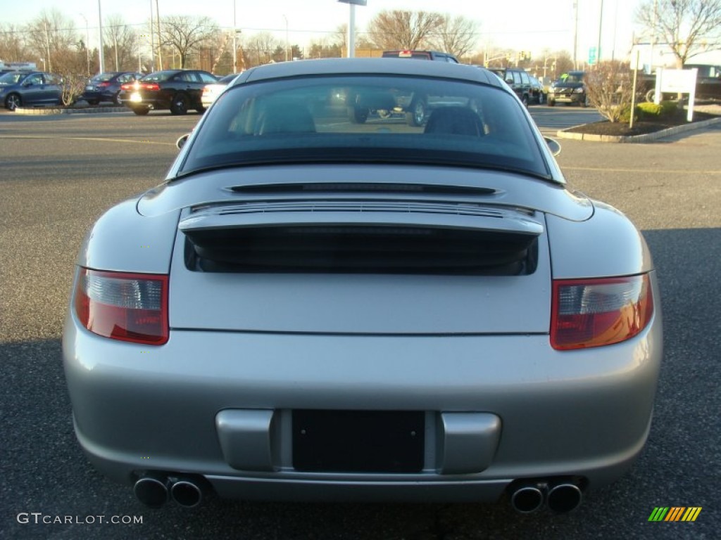 2008 911 Carrera S Cabriolet - Arctic Silver Metallic / Stone Grey photo #6