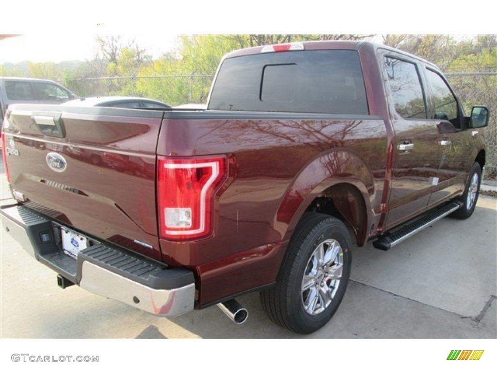2015 F150 XLT SuperCrew - Bronze Fire Metallic / Medium Light Camel photo #10