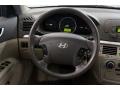 2006 Hyundai Sonata Beige Interior Steering Wheel Photo