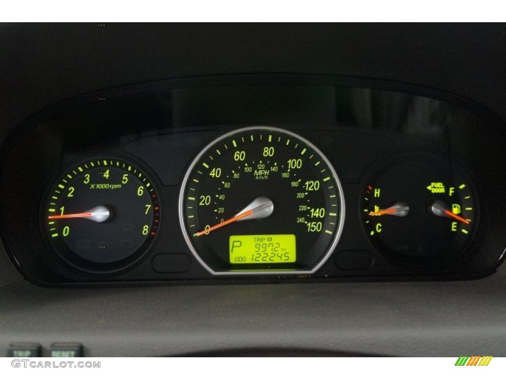 2006 Hyundai Sonata GL Gauges Photo #100215746