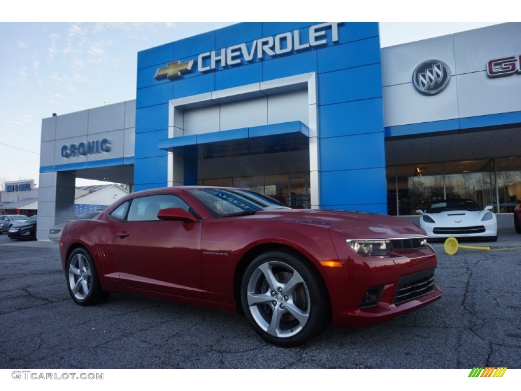 2015 Camaro SS/RS Coupe - Crystal Red Tintcoat / Black photo #1