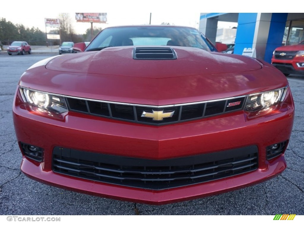 2015 Camaro SS/RS Coupe - Crystal Red Tintcoat / Black photo #2