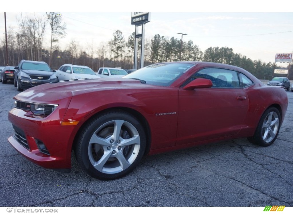 2015 Camaro SS/RS Coupe - Crystal Red Tintcoat / Black photo #3