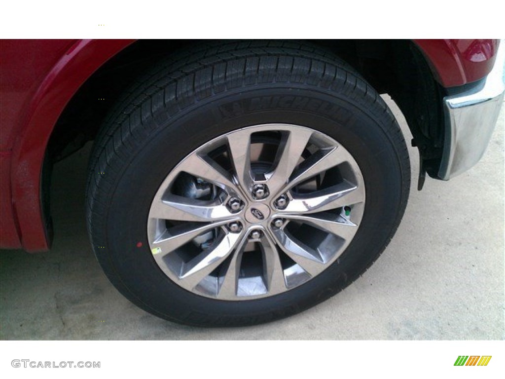 2015 Ford F150 Lariat SuperCrew Wheel Photo #100216349
