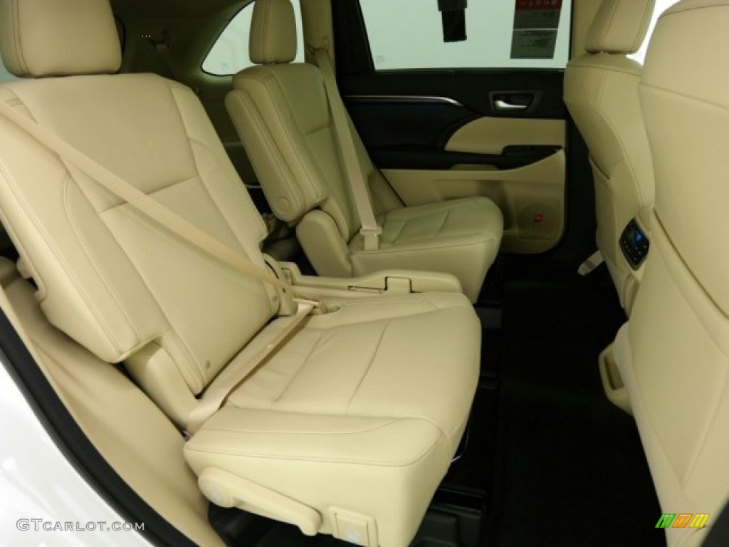 2015 Toyota Highlander Limited AWD Rear Seat Photo #100216565