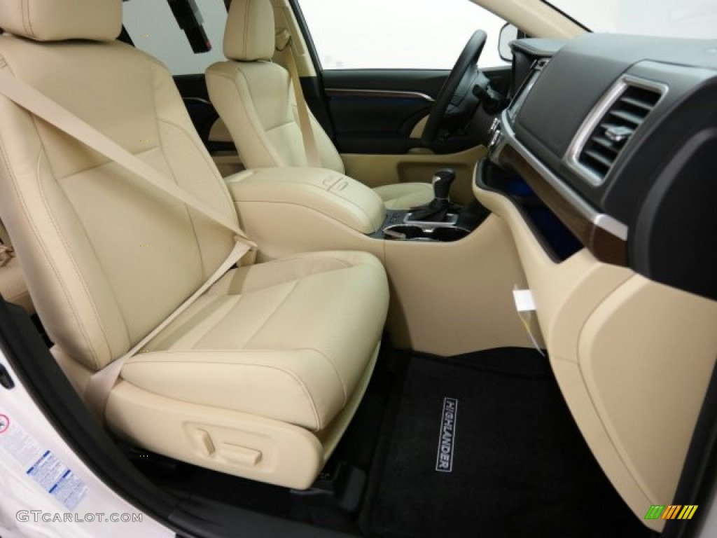 Almond Interior 2015 Toyota Highlander Limited AWD Photo #100216589