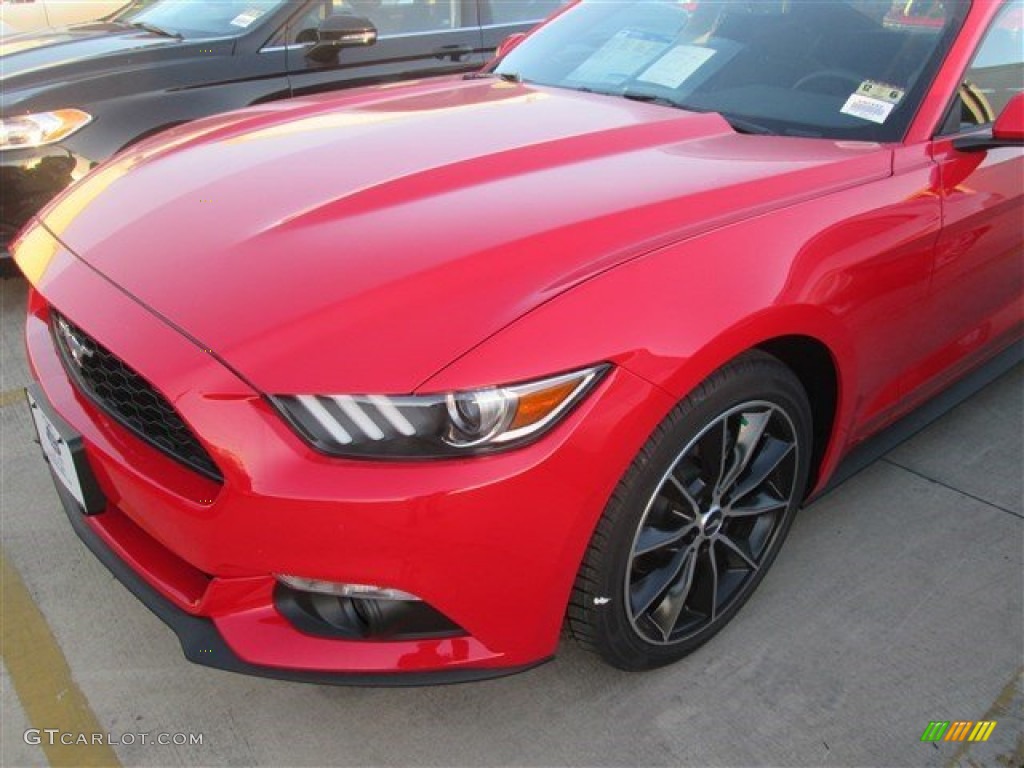 2015 Mustang EcoBoost Coupe - Race Red / Ebony photo #5