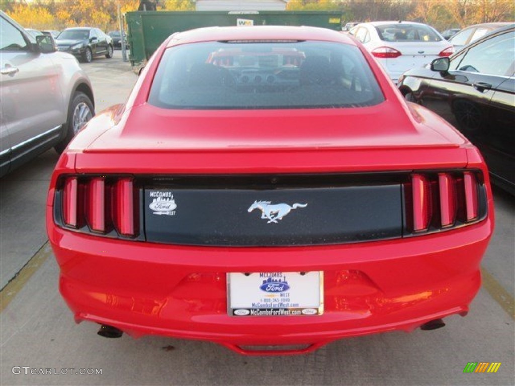 2015 Mustang EcoBoost Coupe - Race Red / Ebony photo #8
