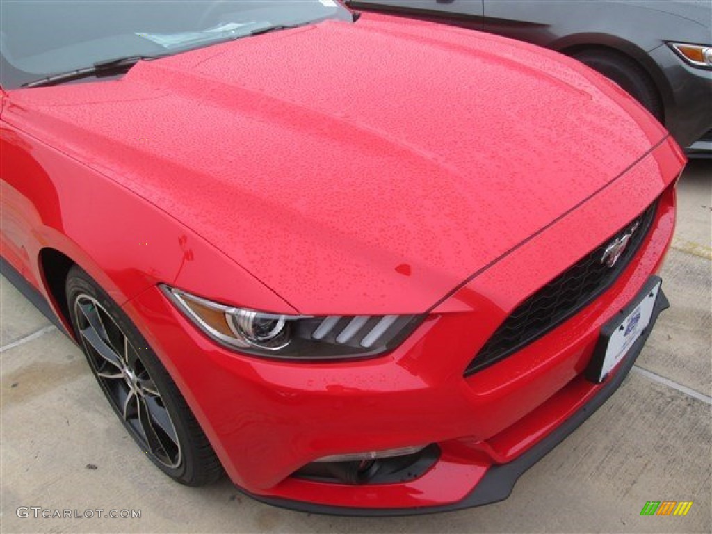 2015 Mustang EcoBoost Coupe - Race Red / Ebony photo #11