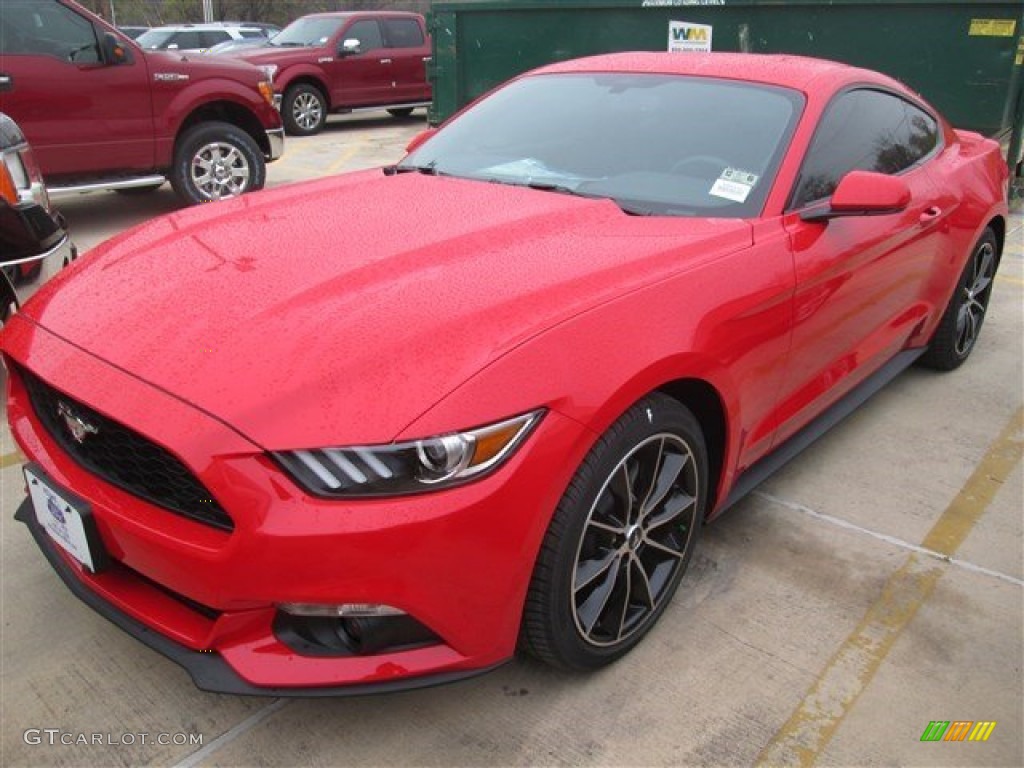 2015 Mustang EcoBoost Coupe - Race Red / Ebony photo #12