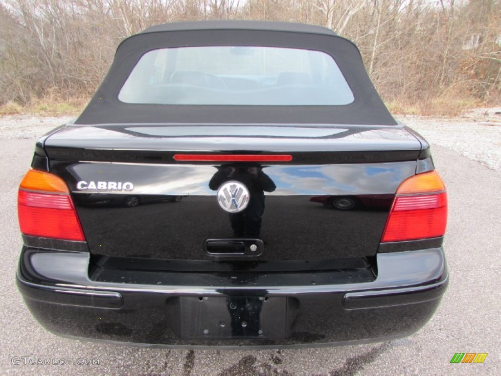 2001 Cabrio GLX - Black / Black photo #4
