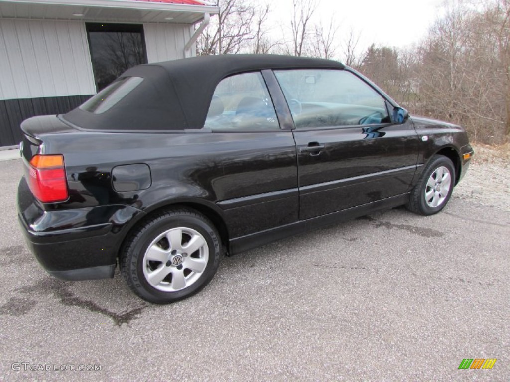 2001 Cabrio GLX - Black / Black photo #6
