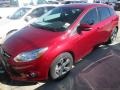 2014 Ruby Red Ford Focus SE Hatchback  photo #5