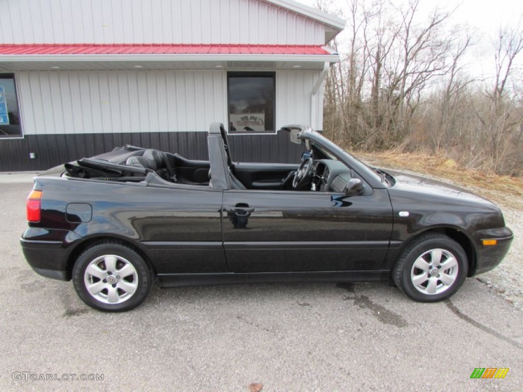 2001 Cabrio GLX - Black / Black photo #29