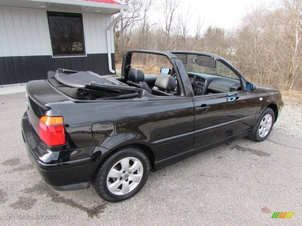 2001 Cabrio GLX - Black / Black photo #30