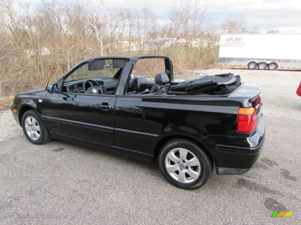 2001 Cabrio GLX - Black / Black photo #33