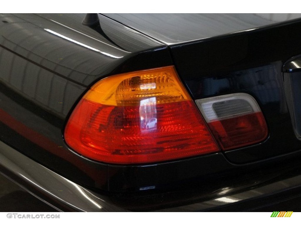 2001 3 Series 325i Convertible - Jet Black / Beige photo #47