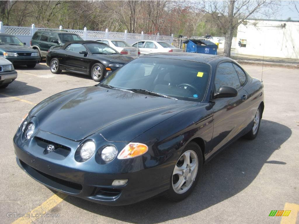 2000 Cobalt Blue Hyundai Tiburon Coupe 10015550 Gtcarlot