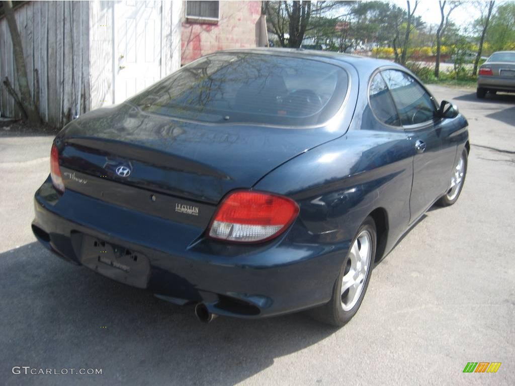 2000 Cobalt Blue Hyundai Tiburon Coupe 10015550 Photo 2 GTCarLot