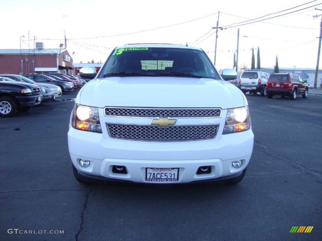 2013 Tahoe LTZ 4x4 - Summit White / Ebony photo #2