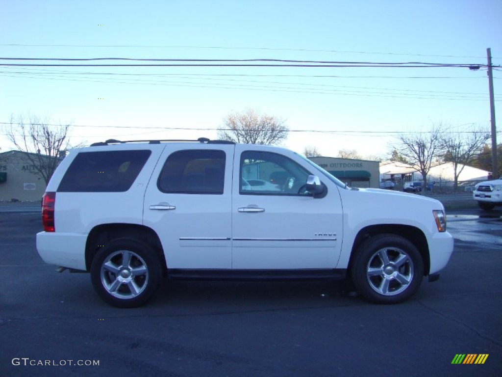 2013 Tahoe LTZ 4x4 - Summit White / Ebony photo #8