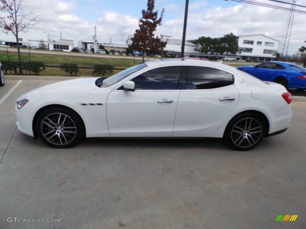 Bianco (White) 2014 Maserati Ghibli Standard Ghibli Model Exterior Photo #100219538