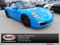 2013 Blue Paint to Sample Porsche 911 Carrera S Cabriolet  photo #1