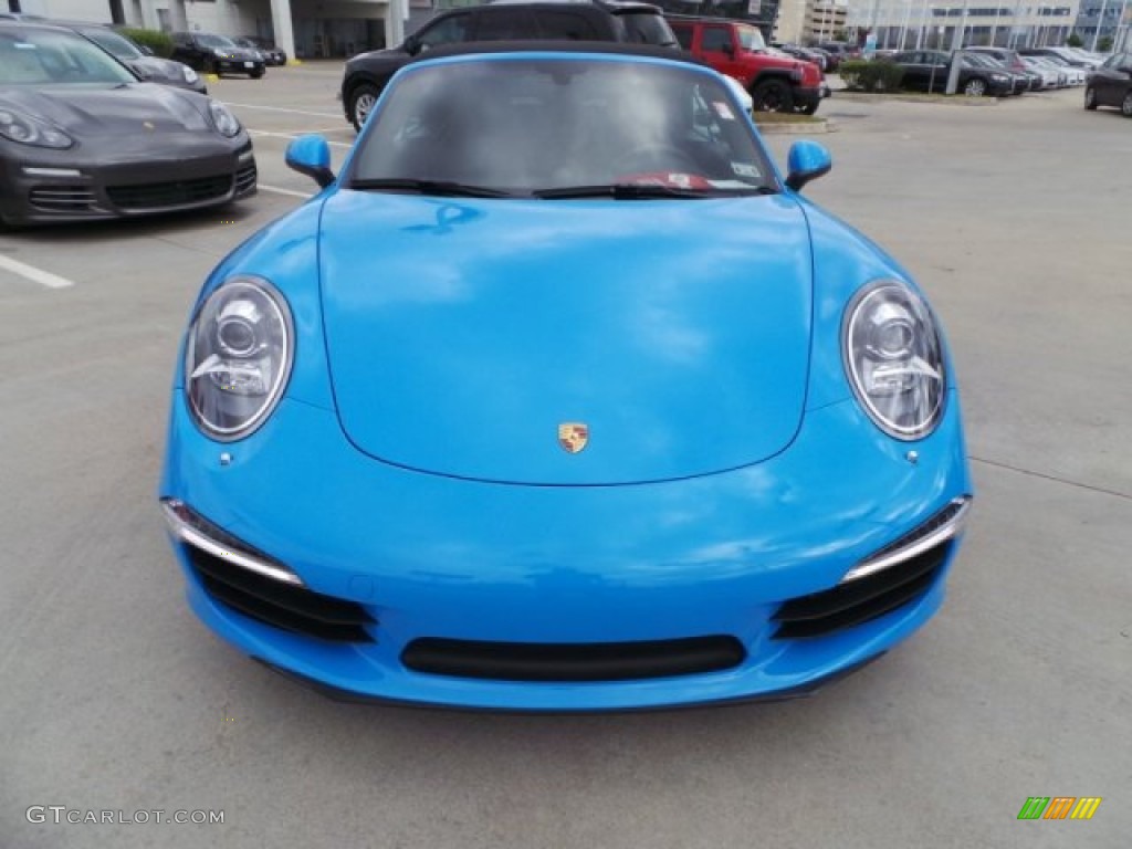 2013 911 Carrera S Cabriolet - Blue Paint to Sample / Black photo #2