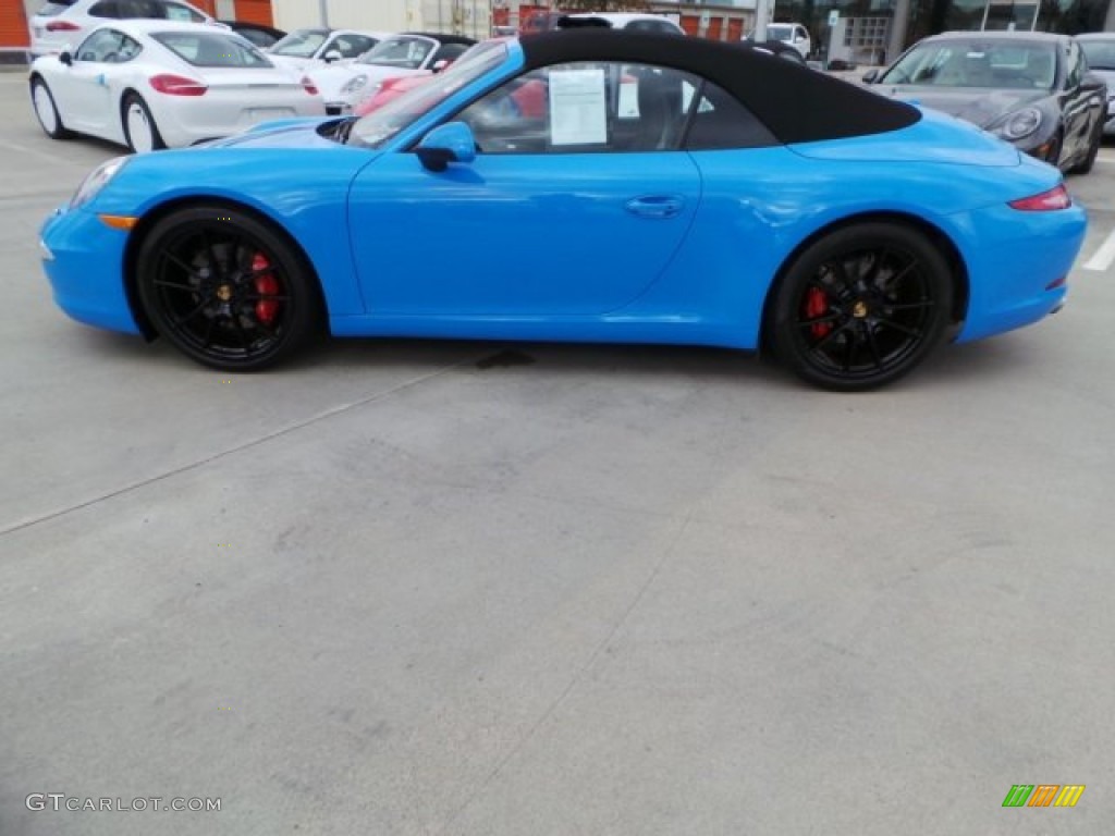 2013 911 Carrera S Cabriolet - Blue Paint to Sample / Black photo #4